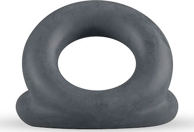 Boners Liquid Silicone Triple Cock Ring Cock Ring Cocoș și testicule Silicon Grey