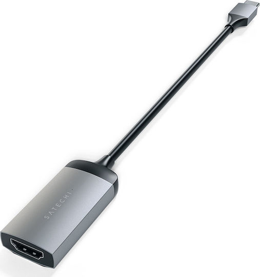 Satechi Μετατροπέας USB-C male σε HDMI female Γκρι 1τμχ ST-TC4KHAM