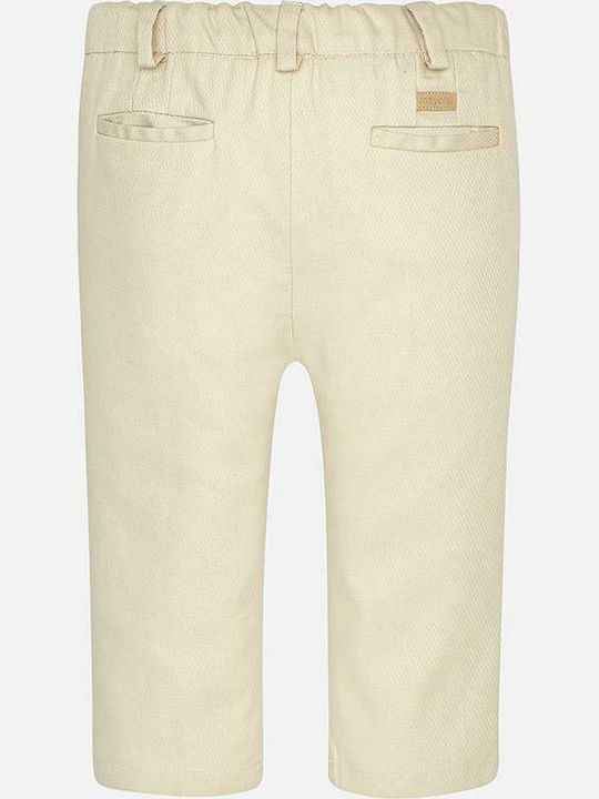 Mayoral Kids Trousers Beige