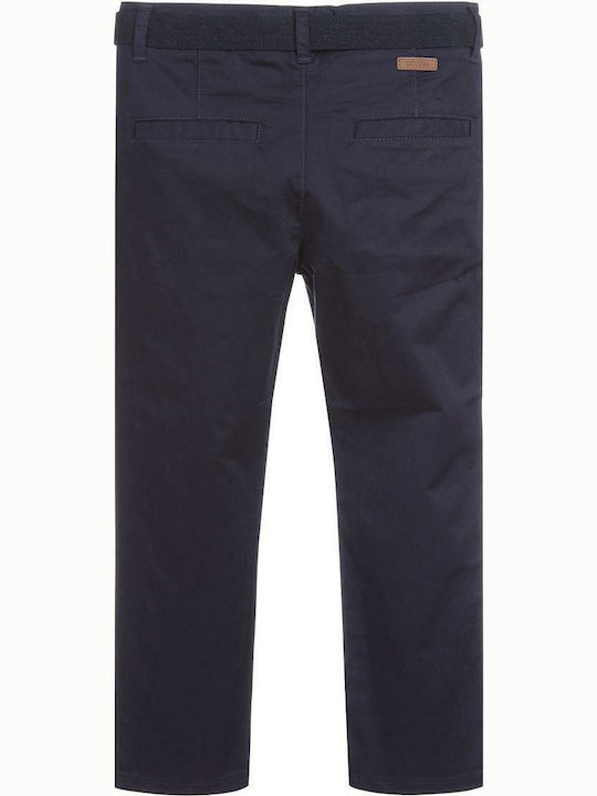 Losan Kids Trousers Blue Trousers Satin with Belt