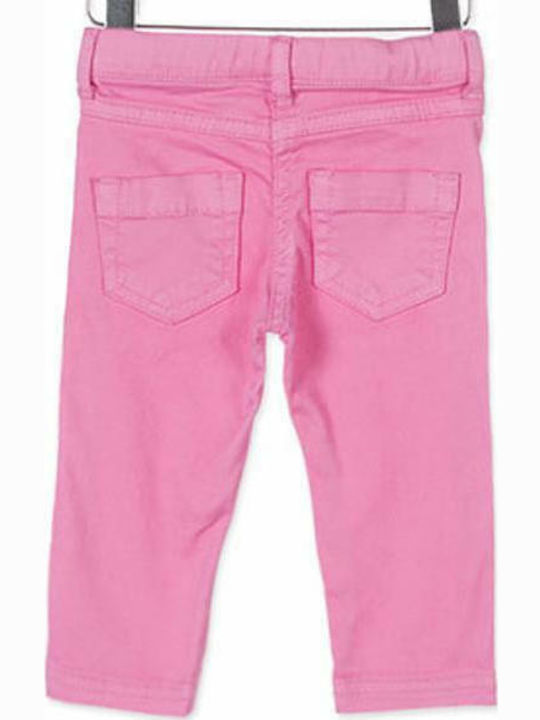 Losan Kids Trousers Pink Jegging in Satin