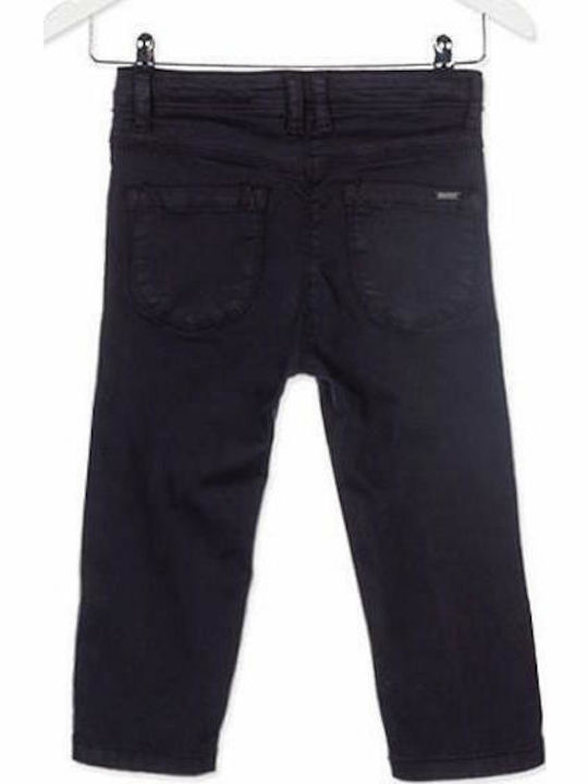 Losan Kids Trousers Blue Capri Trouser in Satin