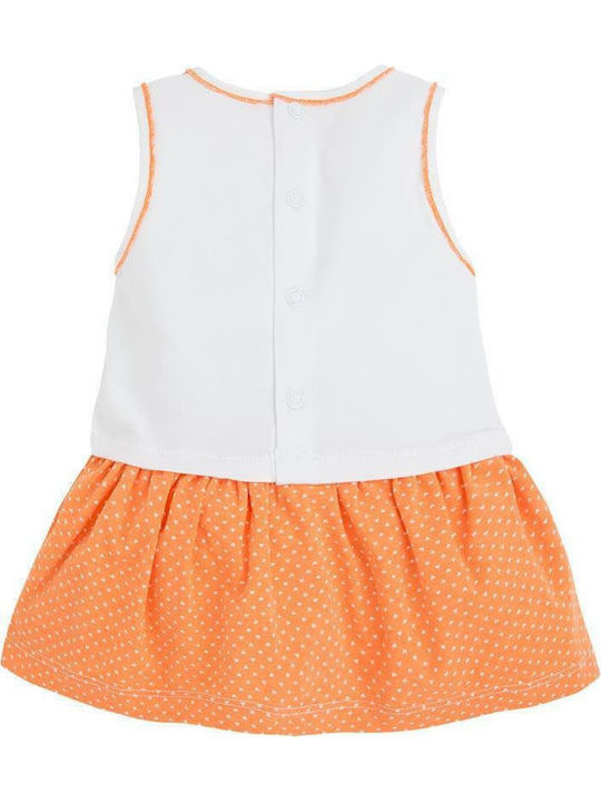 Mayoral Kids Dress Sleeveless Orange