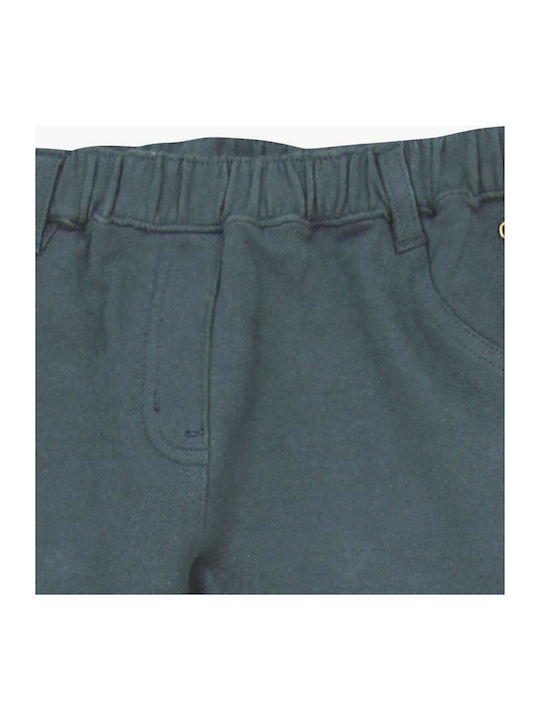 Boboli Kids Fabric Trousers Gray