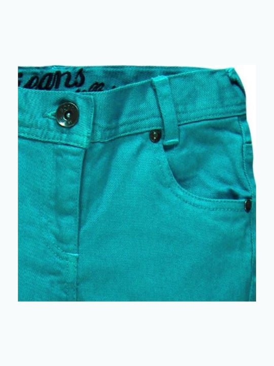 Kids' Denim Pants Turquoise