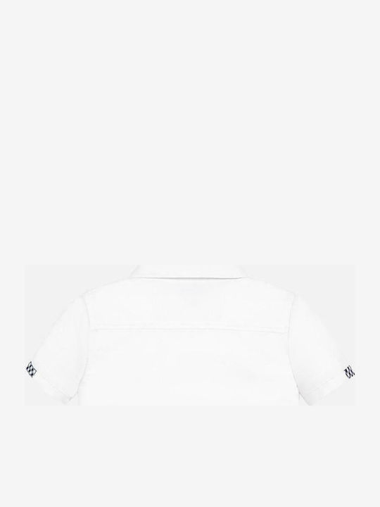 Mayoral Kids One Color Shirt White