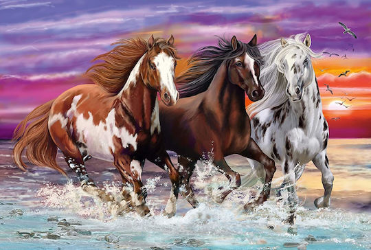 Kids Puzzle Wild Horse Trio for 8++ Years 200pcs Schmidt Spiele