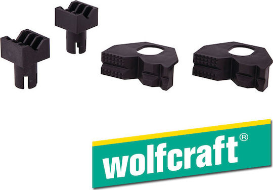 Wolfcraft Аксесоари за Менгеме Челюсти за стягане за работни маси 6174000 4бр