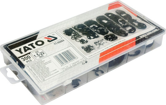 Yato Safeties Set Ασφάλειες Συρταρωτές E-Ring YT-06884 300pcs