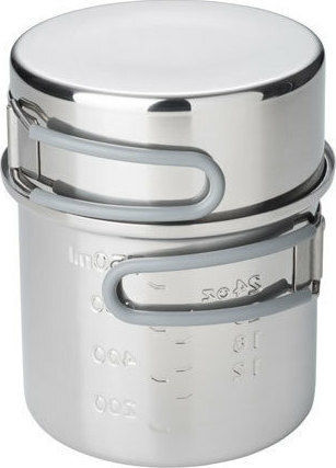 Esbit Steel Pot Camping Set of Pots 1000ml