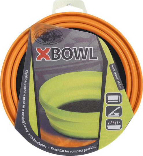 Sea to Summit X-Bowl Camping Plate Orange 650ml