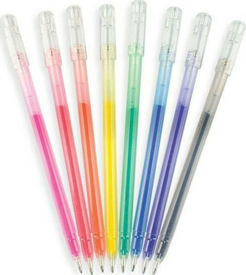 Ooly 132-090 Pen Gel 1mm with Multicolour Ink 8pcs