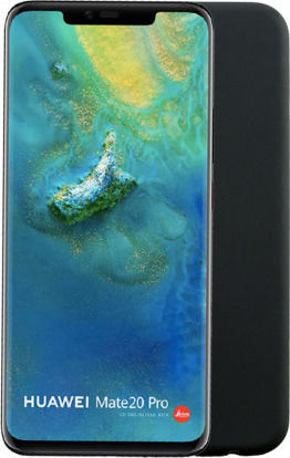 Volte-Tel Задна Корица Силиконова с Черна Каишка за Врата (Huawei Mate 20 Pro)