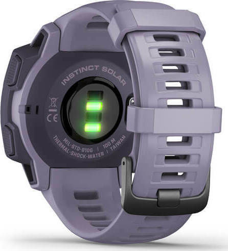 Garmin Instinct Solar 45mm Waterproof Smartwatch with Heart Rate Monitor (Orchid)