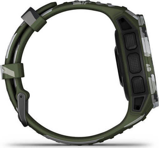 Garmin Instinct Solar 45mm Αδιάβροχο Smartwatch με Παλμογράφο (Lichen Camo)