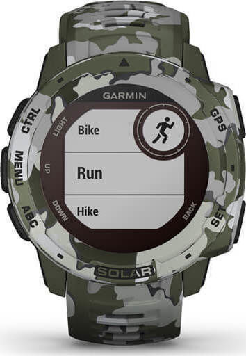 Garmin Instinct Solar 45mm Αδιάβροχο Smartwatch με Παλμογράφο (Lichen Camo)
