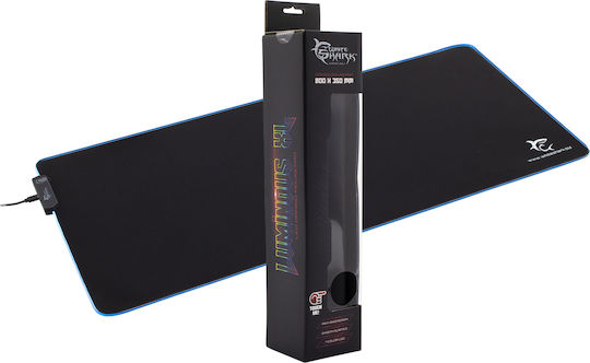 White Shark LED Luminous XL Gaming Mouse Pad XXL (800mm) με RGB Φωτισμό Μαύρο MP-1861