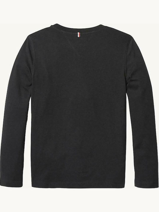 Kids' Shirt Long Sleeve Jetblack BASIC