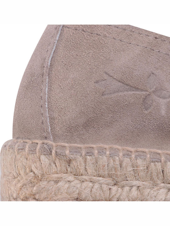 Hamptons Women's Suede Espadrilles Vintage Taupe