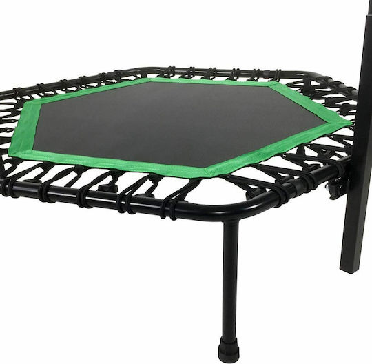 Tunturi Trampolin Gymnastik Durchmesser 84cm 126x122cm mit Handgriff