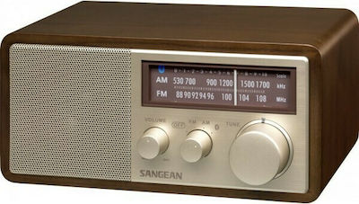 Sangean WR-11BT Retro Tabletop Radio with Bluetooth Brown