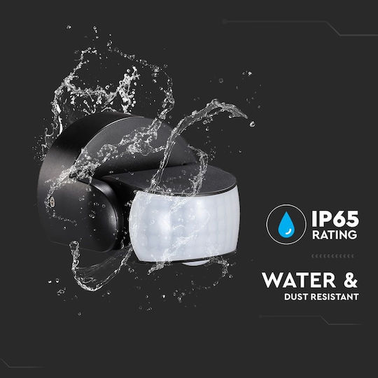 V-TAC VT-8093 Ενσύρματος Αισθητήρας Κίνησης Υπερύθρων 180° Εμβέλειας 12m