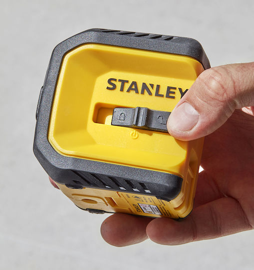 Stanley Cline Self-leveling Linear Laser Level Red Beam 1.5V with Working Range 10m