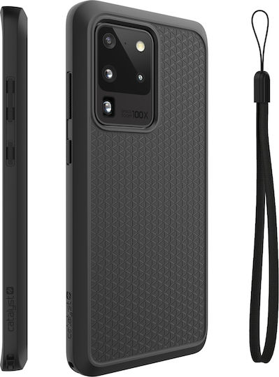 Catalyst Impact Protection Umschlag Rückseite Silikon 2mm Schwarz (Galaxy S20 Ultra)