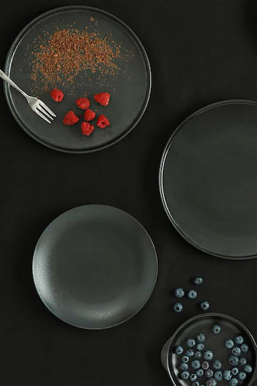 Maxwell & Williams Caviar Serving Bowl Round Ceramic Black with Diameter 11cm