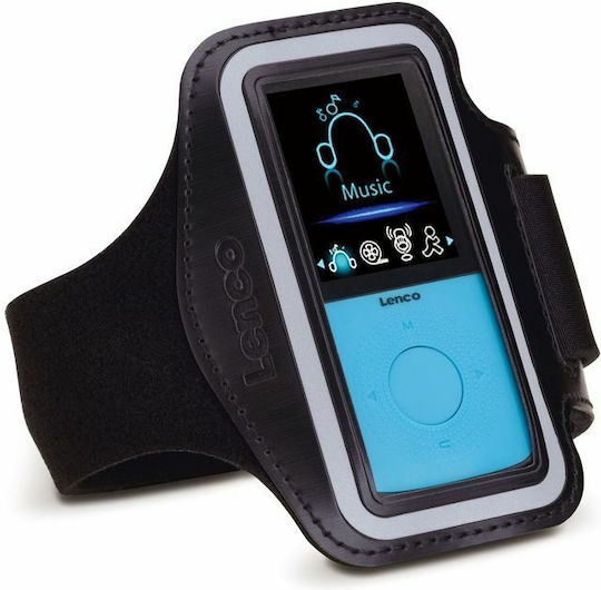 Lenco Podo 153 MP3 Player (4GB) with TFT 1.8" Display Blue