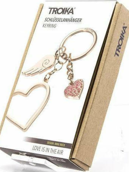 Troika Breloc Love Is In The Air Metalic Rose Gold