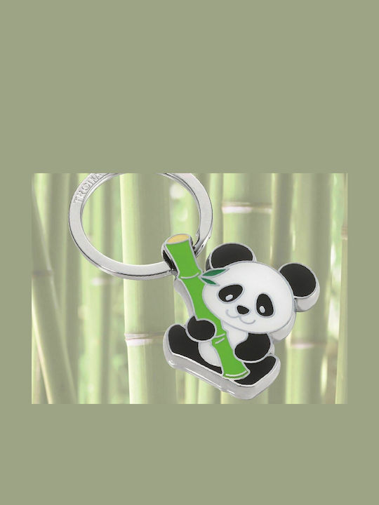 Troika Schlüsselanhänger Bamboo Metallisch Grün