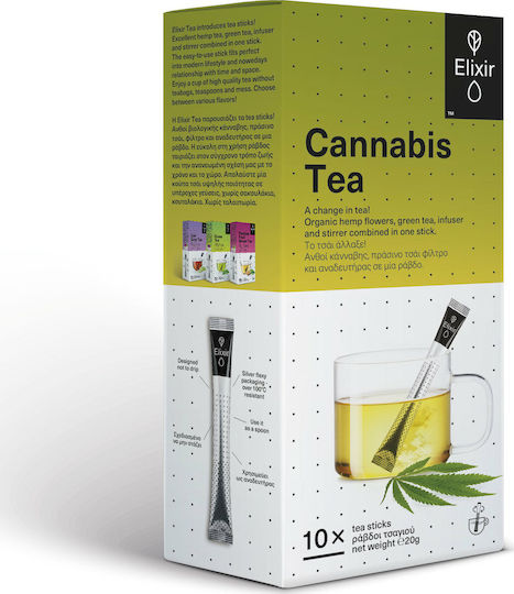 Elixir Πράσινο Τσάι Kannabio 10 Φακελάκια 20gr