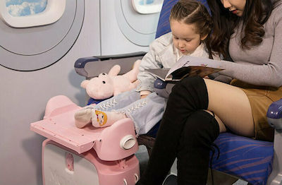 Muuhoo MH6649 Kids Suitcase H51cm Pink Penguin Pink