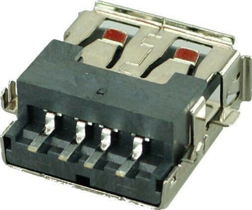 Powertech USB 2.0 Connector A Type down Mid Solder (CON-U020)
