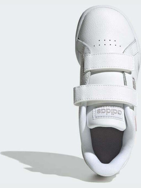 Adidas Παιδικά Sneakers Roguera με Σκρατς Cloud White / Cloud White / Platinum Metallic