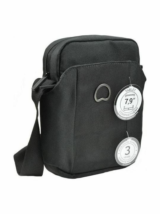 Picpus Men's Shoulder Crossbody Bag Black
