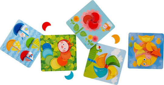 Haba Jucărie pentru Bebeluși Matching Game Rainbow Moons pentru 12++ Luni