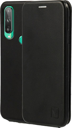 Forcell Book Δερματίνης Μαύρο (Huawei P40 Lite E)