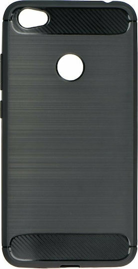 Forcell Forcell Carbon Rugged Back Cover Σιλικόνης Μαύρο (Redmi 5A)