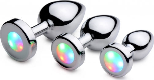 Booty Sparks Light Up Anal Plug Klein Silber 7.5cm