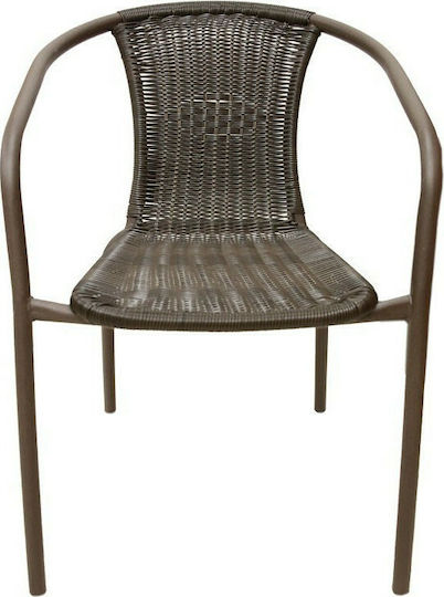 Καρέκλα Lydia Καφέ 53x58x77εκ. Καρέκλα Lydia Καφέ 53x58x77εκ.
