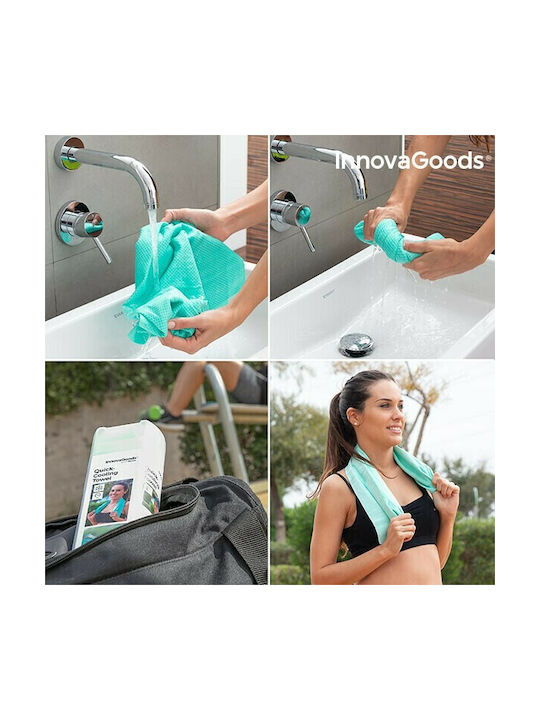 InnovaGoods Πετσέτα Ψύξης Γυμναστηρίου Τιρκουάζ 66x43cm InnovaGoods Πετσέτα Ψύξης Γυμναστηρίου Τιρκουάζ 66x43cm