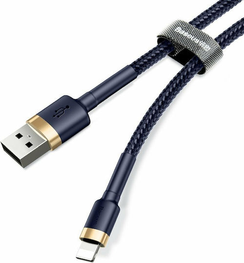 Baseus Cafule Braided USB to Lightning Cable Μπλε 2m (CALKLF-CV3)