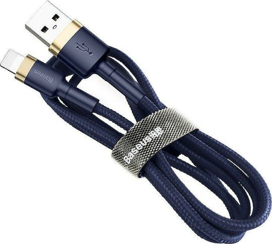 Baseus Cafule Braided USB to Lightning Cable Μπλε 2m (CALKLF-CV3)