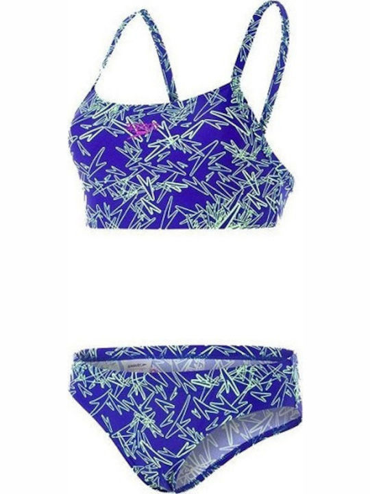 Boom Allover Sportlich Bikini-Set Blumen Mehrfarbig