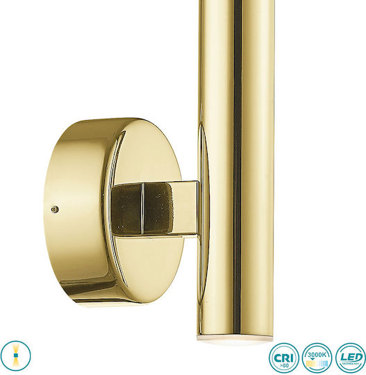 Viokef Elliot Leuchte Wand LED Gold 8cm Viokef Elliot Leuchte Wand LED Gold 8cm