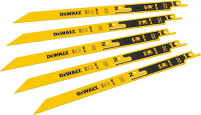 Dewalt Jig Saw Blade for Metal 230mm Segatsas BiMetal 14/18 5pcs DT2416