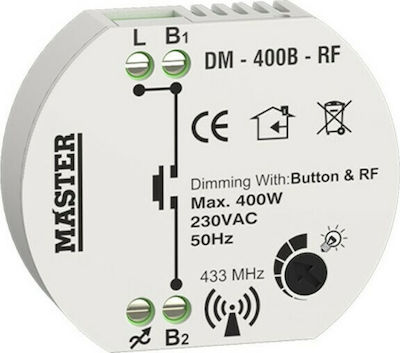 Master DM-400B-RF Безжично Димер RF (Радиочестотна идентификация) Кутия 400 вата 12083-920002