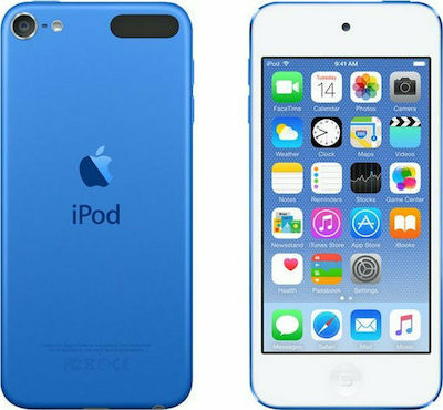 Apple iPod Touch 6th Generation MP4 Player (128GB) με Οθόνη IPS / LED LCD 4" Μπλε